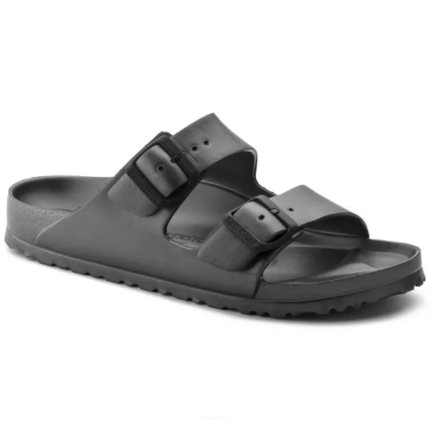 Klapki Birkenstock Arizona EVA metallic anthracite szerokie 1001497