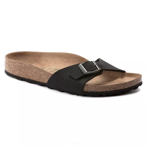 Klapki Birkenstock Madrid VEGAN black wąskie 1020060