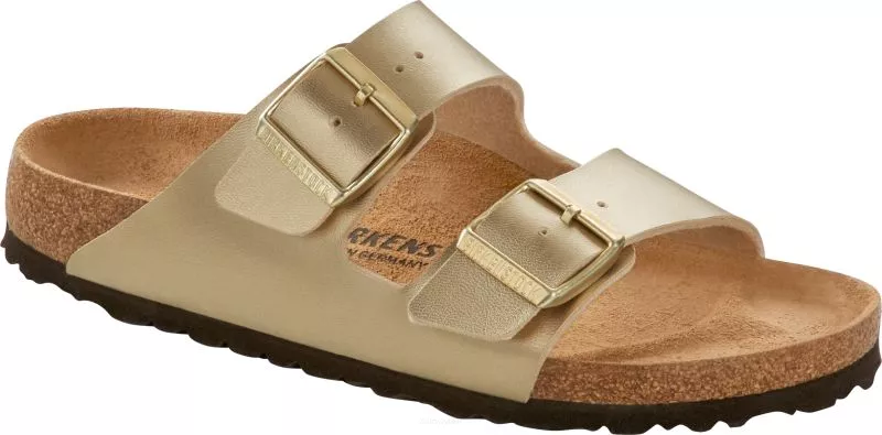 Klapki Birkenstock Arizona gold wąskie 1016111