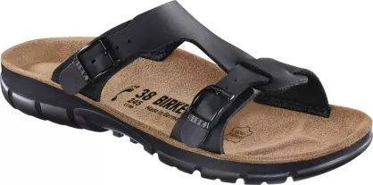 Klapki Birkenstock Sofia black wąskie 263123