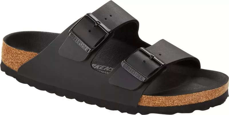 Klapki Birkenstock Arizona triples black wąskie 1019069