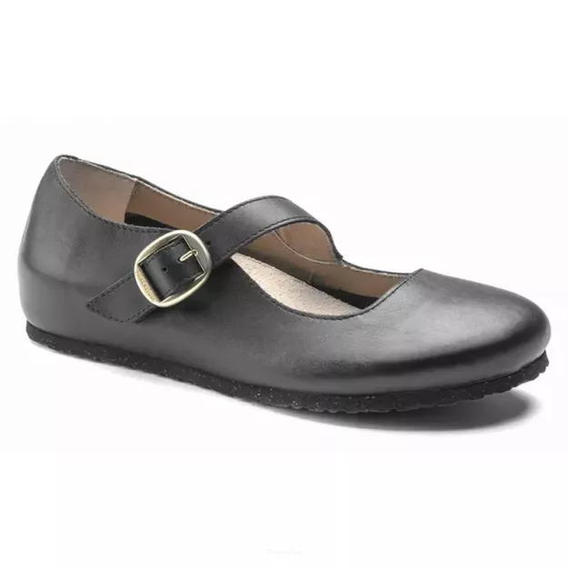 Baleriny Birkenstock Tracy black szerokie 1018131