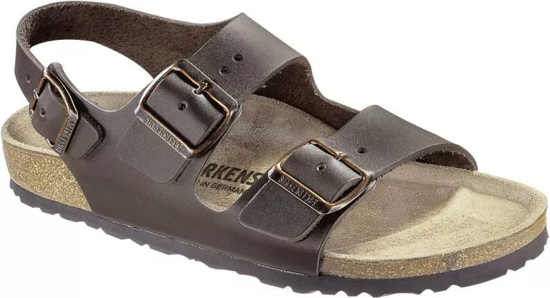 Sandały Birkenstock Milano dark brown szerokie 034101