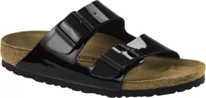 Klapki Birkenstock Arizona black patent szerokie 1005291