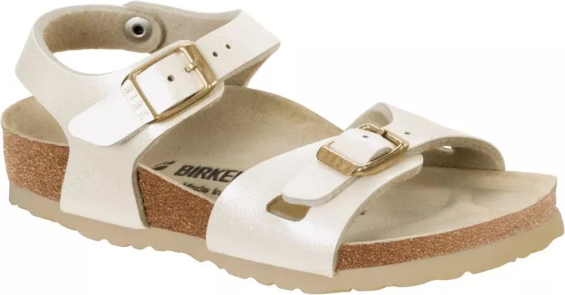 Sandały Birkenstock Rio graceful pearl white szerokie 1027368