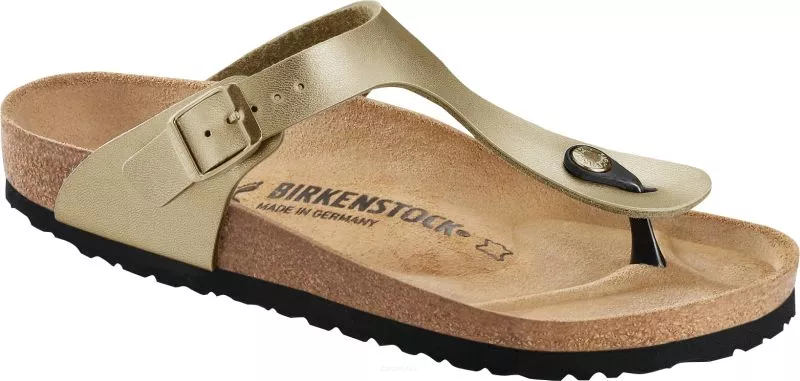 Japonki Birkenstock Gizeh gold szerokie 1016108