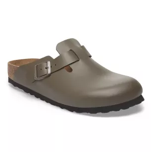 Chodaki Birkenstock Boston concrete gray wąskie 1029156