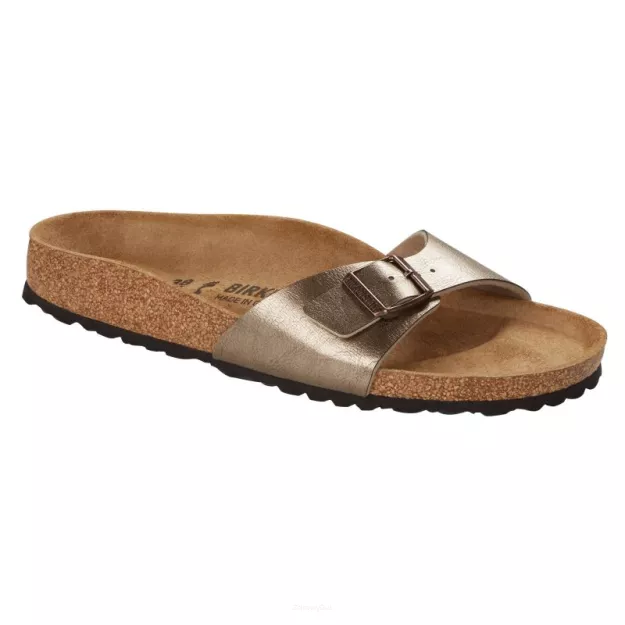 Klapki Birkenstock Madrid graceful taupe szerokie 1020630