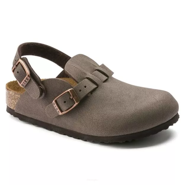 Chodaki Birkenstock Kay mocca wąskie 1011408