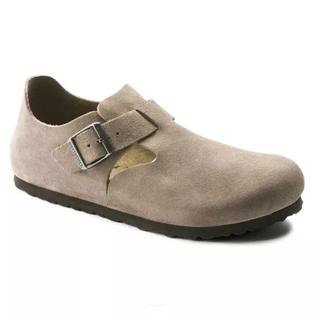 Półbuty Birkenstock London taupe wąskie 1010504