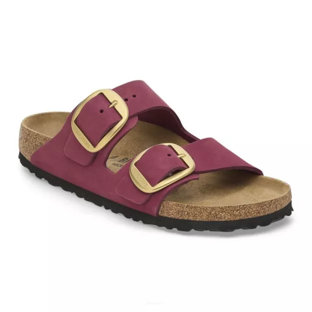 Klapki Birkenstock Arizona Big Buckle berry crush wąskie 1027989