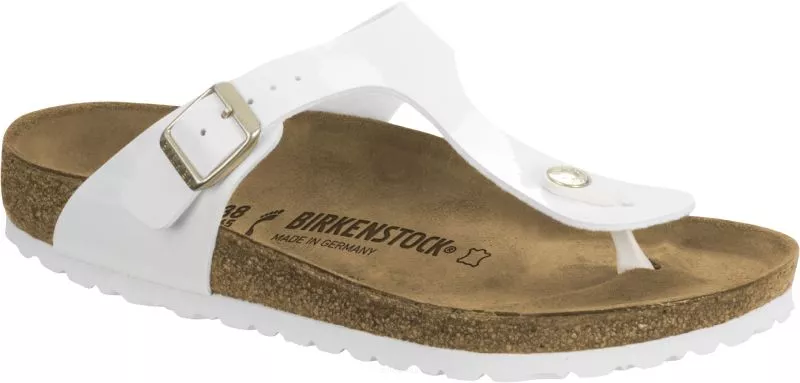 Japonki Birkenstock Gizeh white szerokie 1005299