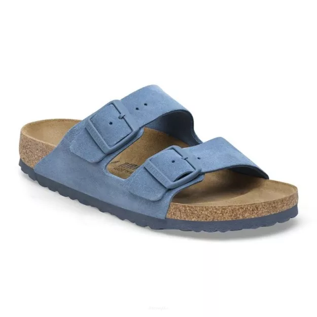 Klapki Birkenstock Arizona elemental blue wąskie 1026820