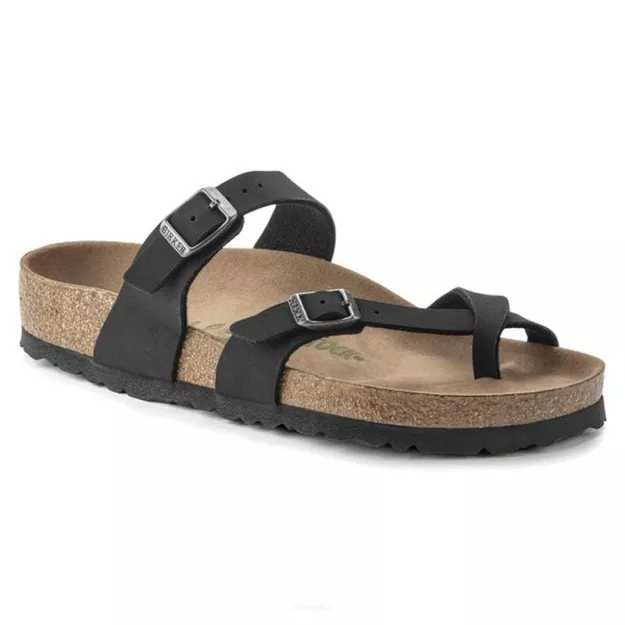 Japonki Birkenstock Mayari VEGAN black szerokie 1021176