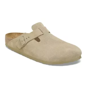 Chodaki Birkenstock Boston faded khaki szerokie 1025788