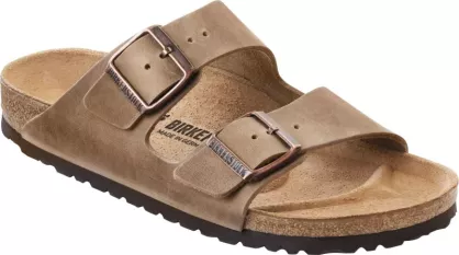 Klapki Birkenstock Arizona tabacco brown wąskie 352203