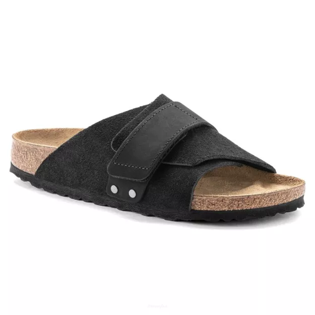 Klapki Birkenstock Kyoto black wąskie 1022566