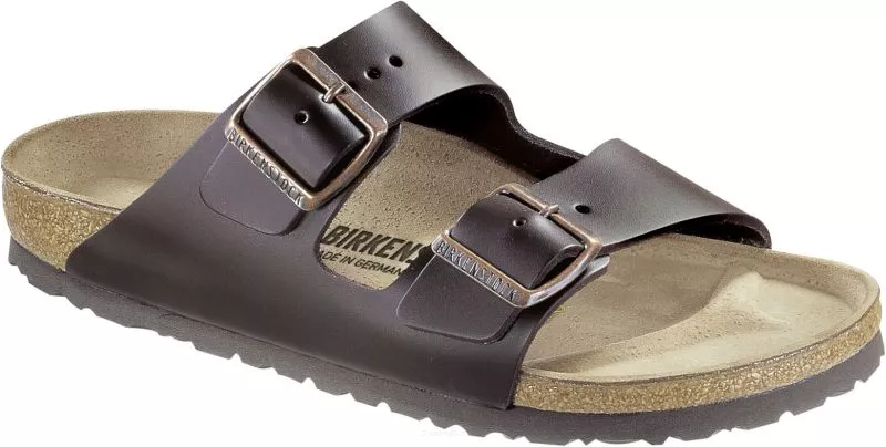 Klapki Birkenstock Arizona dark brown szerokie 051101