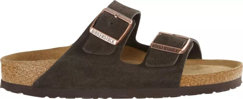 Klapki Birkenstock Arizona soft mocha szerokie 951311