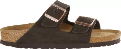 Klapki Birkenstock Arizona soft mocca szerokie 951311