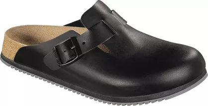 Chodaki Birkenstock Boston SL black wąskie 060196