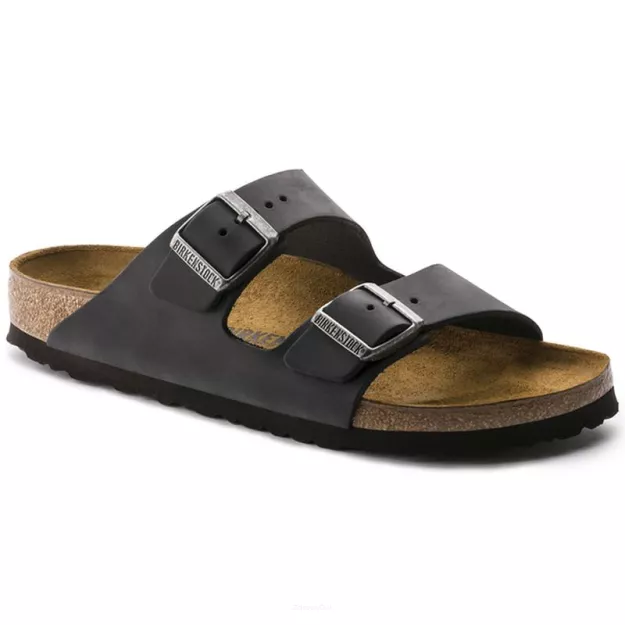 Klapki Birkenstock Arizona black wąskie 552113