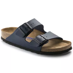 Klapki Birkenstock Arizona soft blue wąskie 051063