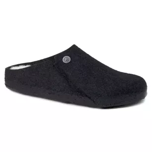 Kapcie Birkenstock Zermatt anthracite wąskie 1015084