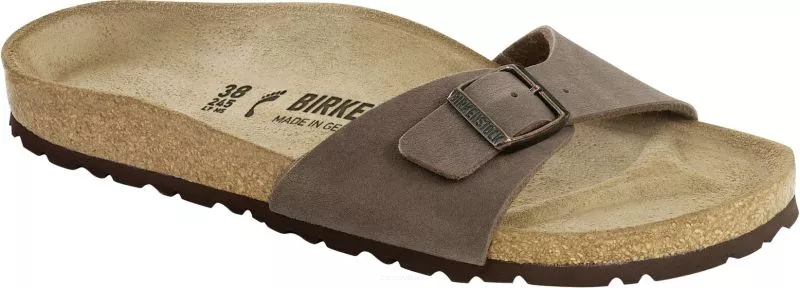 Klapki Birkenstock Madrid mocca wąskie 040093