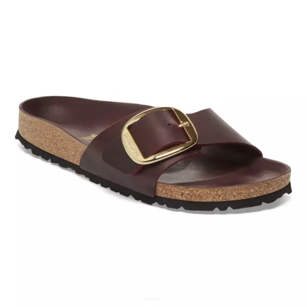 Klapki Birkenstock Madrid Big Buckle zinfandel wąskie 1028031