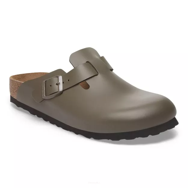 Chodaki Birkenstock Boston concrete gray szerokie 1029079