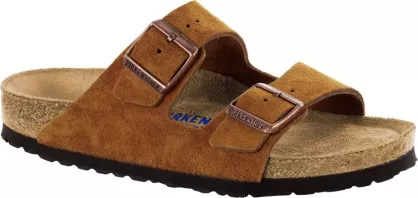 Klapki Birkenstock Arizona soft mink wąskie 1009527