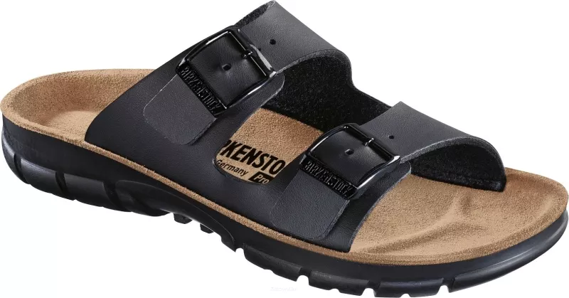 Klapki Birkenstock Bilbao black wąskie 520793