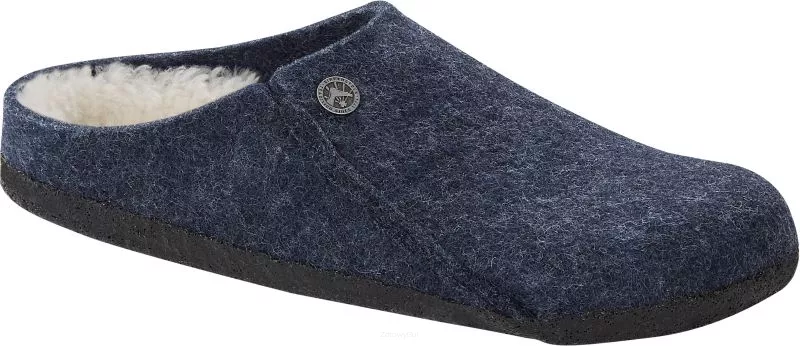 Kapcie Birkenstock Zermatt dark blue szerokie 1017535